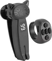 Remote Control Page Turner, Remote Control Clicker Page Turner for iOS for Android Phone Tablets Reading Novels, Camera Video Record Shutter Selfie Taking Photos