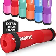 DMoose Barbell Pad, Relief Pressure from Neck, Shoulder, and Provide Lower Back Support, Non-Slip EVA Foam Squat Pad with Safety Straps, Hip Thrust Pad for Squats, Lunges - For Standard & Olympic Bars