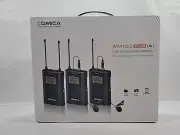 CoMica CVM-WM100 PLUS UHF 48-Channel Wireless Dual Lavalier Microphone System