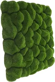 Happyyami Artificial Moss Wall Backdrop Realistic Simulation Moss Board for Home Decoration Faux Plant Wall Decor for DIY Projects and Garden Accessories