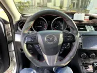 在飛比找樂天市場購物網優惠-[細活方向盤] 全牛皮款 Mazda3 Mazda5 MAZ