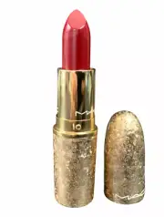 MAC Snow Ball Collection Elle Belle Lipstick In Gold Packaging New With Box