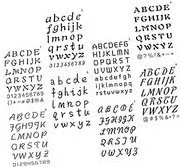 OSALADI 8Pcs Reusable English Alphabet Letter and Number Stencils for DIY Art Projects Durable Pet Templates for Scrapbooking and Calligraphy