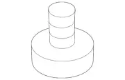 Genuine Volkswagen Filter Cover Wing-Nut WHT-000-155