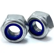 QTY 1000 Thin Nyloc M10 x 1.50 Pitch Class 4 Zinc Plated Height 8.5mm