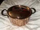Mauviel Copper M200 CI 5 Qt Stew Pan Stock Pot NWOT NWOB OB