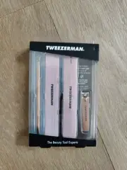 Tweezerman Rose Gold Manicure Set NEW Clipper File Buffer Pushy