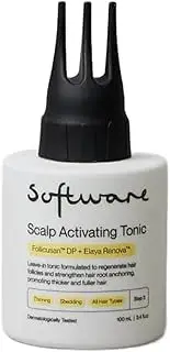 Software Scalp Activating Tonic 100ml | Targeted Serum for Strengthening Hair Follicles and Optimising Scalp Health | Hair Serum to Suppor Hair Growth