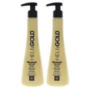 Helis Gold Heliplex One Step Hair Serum by Helis Gold for Unisex - 8.4 oz Serum - Pack of 2