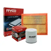 Ryco Oil Air Filter for Mazda Capella Rx2 Rx4 LA22S 1.2L Petrol 12A