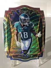 Jalen Reagor 2020 Select Premier Level Tri Color Die Cut #168 RC Rookie Card SP