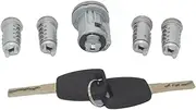 GIFAYUAN Fit for Fiat Doblo Cargo Punto Panda AL162 Full Set Ignition Switch Door Trunk Lock Barrel Cylinder SIP22 Blade Keys(Size:RED)