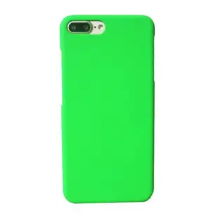純綠色適用于iPhone7綠色手機殼蘋果7plus手感好散熱好薄半包硬殼