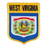 West Virginia State Flag Shield Patch, United States of America Patches