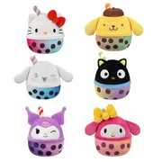 13cm Original Squishmallows Sanrio Hello Kitty Boba Scented Plush Toy - Assorted