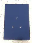NSW Style Leather (synthetic) Badge Backing Board, Dark Blue, 1 x Item