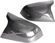 for Tesla Model 3 2017 2018 2019 2020 2021 2022 2023 View Mirror Cover Cap Carbon Fiber Mirror Covers Covers Trim Car Side Mirror Cover Exterior Mirrors (Color : Carbon Pattern 1 Set)