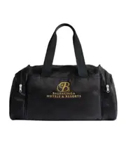 Balenciaga Logo Embroidered Hand Luggage One size black