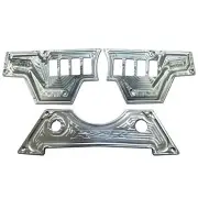 UTV Performance 8 Switch 3 Pc Dash Panel Kit Raw Machined Finish for RZR XP1000