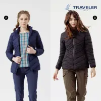 在飛比找momo購物網優惠-【TRAVELER 旅行者】女款撥水羽絨外套_可銜拉中長版_