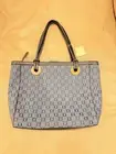 OROTON SIGNATURE ESSENTIALS LARGE LEATHER TOTE HAND BAG Navy