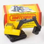 Matchbox No. 64 Lesney Superfast Excavator in Box 1980 England S-1/100