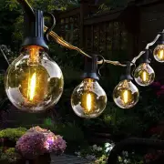 100FT Outdoor Festoon Globe String Fairy Lights G40 LED Bulb Garden Wedding Home