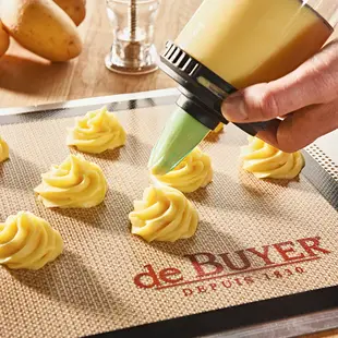法國【de Buyer】畢耶烘焙 專利幾何擠花嘴組6件組