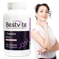 在飛比找PChome24h購物優惠-【美國BestVite】必賜力酪胺酸膠囊1瓶 (120顆)