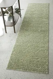 Rug Culture Envy Shilo Green Runner Modern Rug