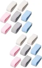 Zerodeko 2sets Bed Sheet Fixing Clamps Quilt Fixation Clips Set Anti-Slip Quilt Cover Fixator for Quilt Clips 8pcs*2