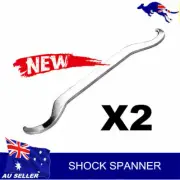 2x Motorcycle Rear Suspension Shock & Steering Head Adjusted tool C Spanner TDR