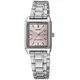 CASIO 卡西歐 / 簡約優雅 時尚方形 不鏽鋼手錶 粉色 LTP-V007D-4E 22mm