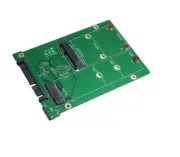 USB 3.1 Micro B and SATA III to mSATA and M.2 SSD Adapter