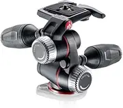 Manfrotto XPRO Precise, Reliable Manfrotto X-PRO 3-Way Tripod Head with Retractable levers, Black (MHXPRO-3W)