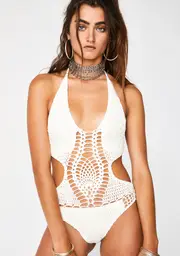 Foxy Lady Crochet One Piece