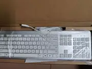 SGIN Full Size Wired Keyboard USB Plug-and-Play, Compatible with PC, Laptop, US