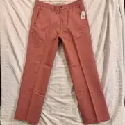 DOCKERS D3 ... Classic Fit … Cotton Pants ... Red … Size 32 x 32 ... NEW