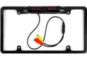 CAM2100B Black License Plate Backup Camera Front Rear View Reverse Camera