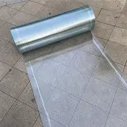 ORPAGU Polycarbonate Sheet For Greenhouse,0.8mm Greenhouse Heat Insulation Transparent Roof Sheet Roofing Sheet Light And Rainproof For Sunroom Carport (Size : 1.2mx20m)