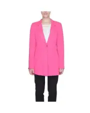 Vero Moda Longline Blazer Tailored Style Women Pink Suits & Blazers