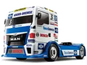 58632 Tamiya RC Radio Control Truck Kit Team Hahn Racing MAN TGS TT-01E Boxed