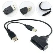 2 PCS Data Cable Usb Cables Hard Disk External Adapter