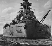 WW2 WWII Photo German Kriegsmarine Battleship Tirpitz World War Two 7337