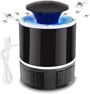 zolyet Mosquito Killer Lamp Indoor Zapper Light USB Power Suction Mosquito - for Fly Mosquito Tiniest ct Black