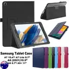 For Samsung Galaxy Tab A A7 Lite A8 A9 Plus Tablet Case Flip Leather Stand Cover