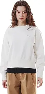 [Lacoste] SF009J-9900136 Official Cropped Crewneck Sweatshirt, White, 36