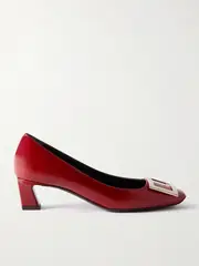 [Roger Vivier] Roger Vivier - Trompette 45 Patent-leather Pumps - Red - IT39.5 IT 39.5 Red