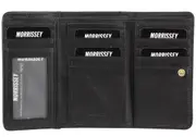 Morrissey RFID Womens Leather Wallet Coin Clutch Purse Organiser - Black