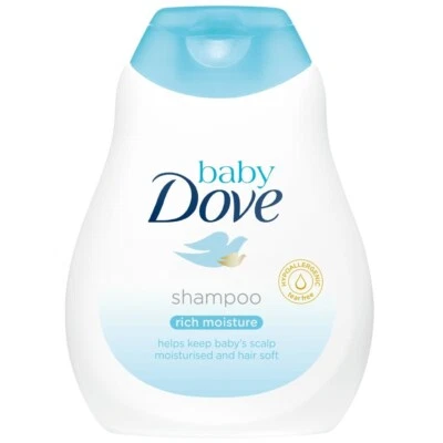 3 X Baby Dove Shampoo Rich Moisture 200 Ml 6.76 fl oz Soft Moisturizer Gentle